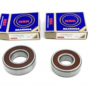 NSK high speed deep groove ball bearings 6201/6202/6203/6204/6205/6206/ZZCM/DDUCM