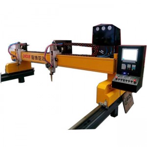 Heavy duty flame cutting machine with better service