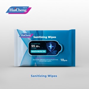 Sanitizing wipes