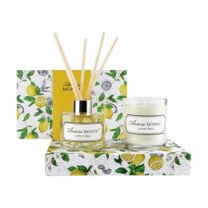 Lemon Scented Candles for Home, 100% Natural Soy Candles