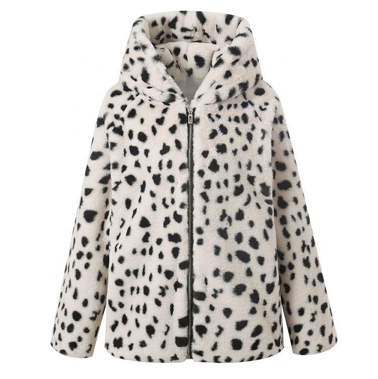 Personalizado plus size feminino senhoras casacos & outwears modesto jaquetas de inverno curto com capuz fofo casaco de pele do falso feminino