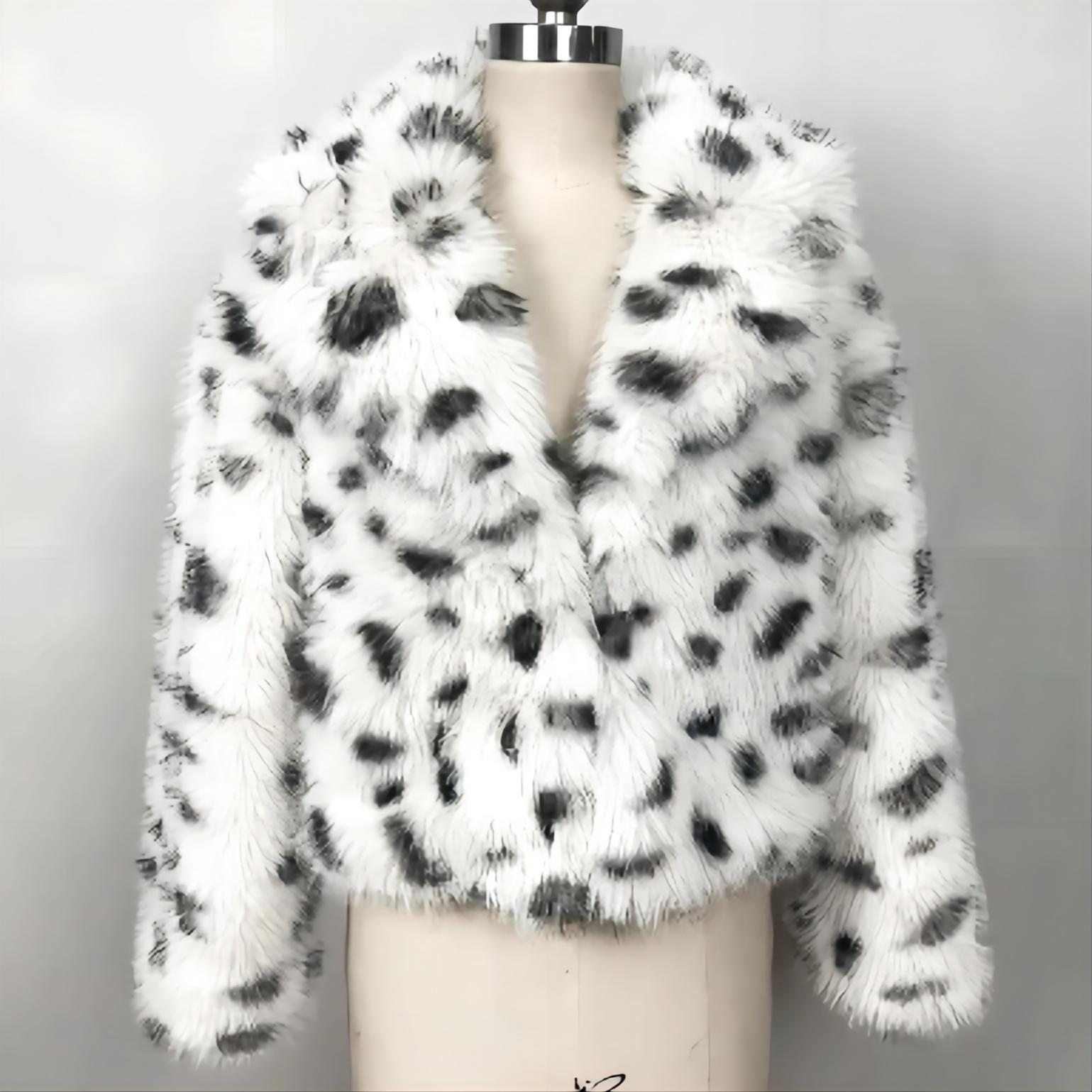 Morekisi oa Morekisi New Fashion Warm Ladies tloaelo ea faux fur jacket