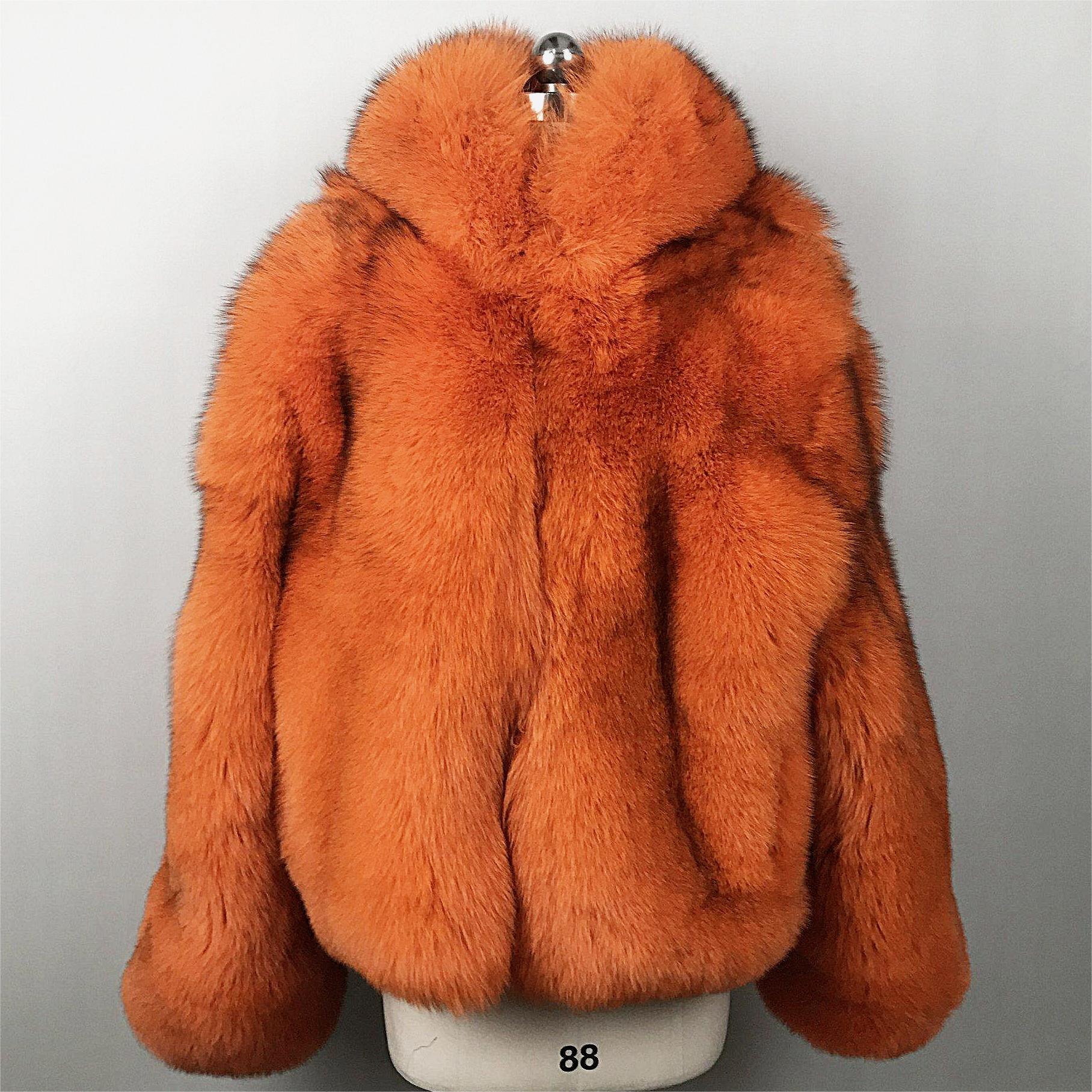 обичај Нов Зимски плус големина долго вистински машки крзнено палто Женски бунди од крзнено палто Real Fox Fur Jacket