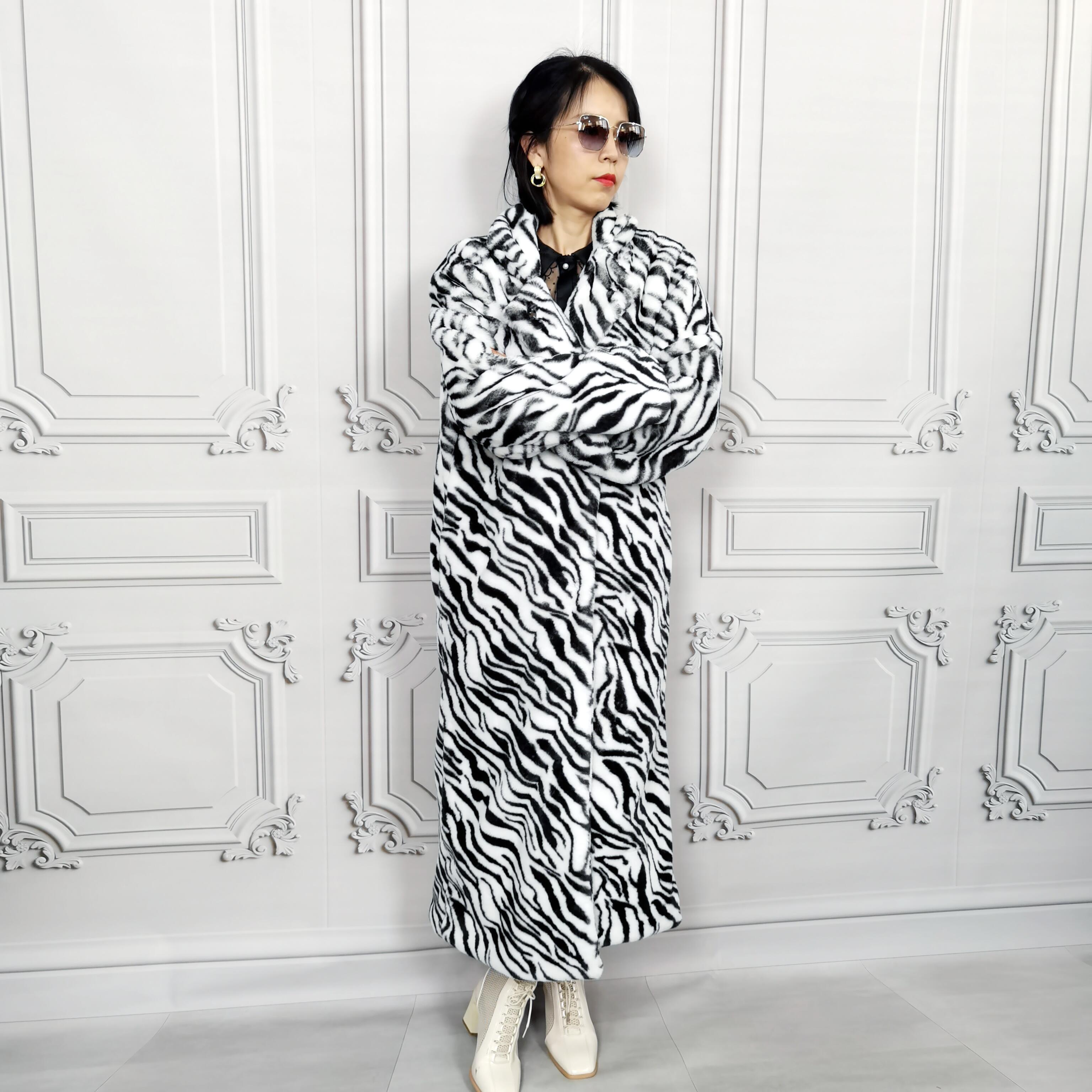 2022ใหม่ฤดูหนาวผู้หญิงเสื้อขนสัตว์เสื้อกันหนาวแฟชั่นสไตล์ยาวUnisex Reviserble Faux Fur Coat