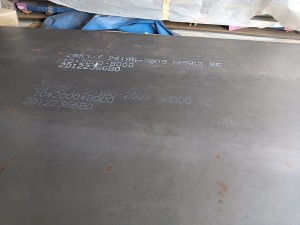 Placa d'acer resistent al desgast/abrasió NM500