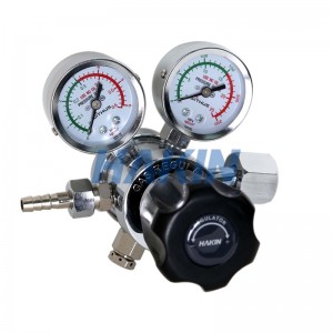 Brass Two Stage Regulator for High Purity Gas