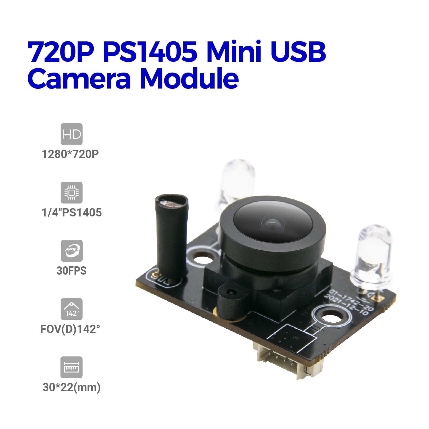 720P SP1405 Kamera-modulu errentagarria