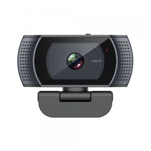 Lens Pribatutasun-estalkia Streaming 1080P Auto Focus Webcam