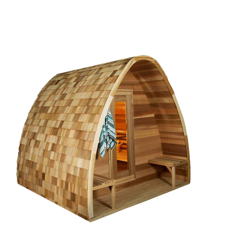 Outdoor Raindrop Sauna Featured Image
