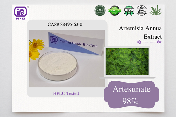 API Raw Artesunate پائوڊر CAS 88495-63-0 Antimalarial Artesunate