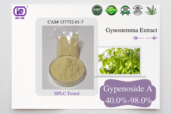 Gypenoside A CAS 157752-01-7 ዝቅተኛ የደም ግፊት እና ስኳር ፀረ ካንሰር 100% የተፈጥሮ ጂኖስተማ ማውጣት