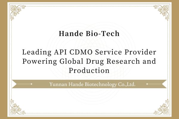 漢德生物：領先的原料藥CDMO服務商，賦能全球藥物研發生產