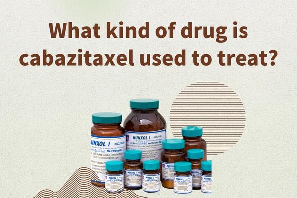 What kind of drug is cabazitaxel used to treat?