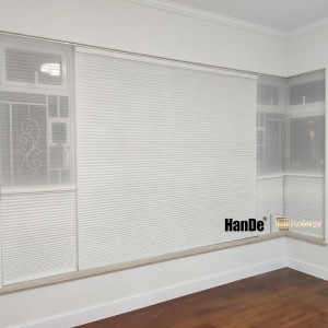 Polyester Manual Up and Down Honeycomb Blinds Cellular Shades