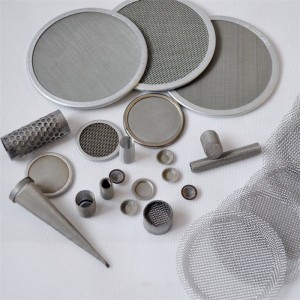 Rimmed Filter Disc of mat AISI 304  Al 99,5 ENAW 1050A (rim width 5 mm) Plastic Filtration stainless steel filter screen Disc