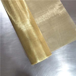 Copper mesh brass woven in stock