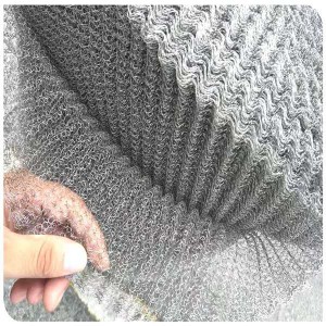 Knitted wire mesh gas liquid filter mesh with different material
