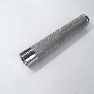 Sintered filter element candle filter high efficiency