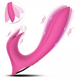 Domlust Double-Headed Tongue and Suction Vibrator: Mesin Seks Kesenangan Tertinggi [DL-WV-037]