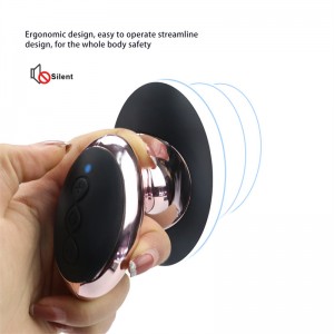 Yakanakisa Handheld G-Spot Silicone Vibrator - Sangana Zvakanyanya Kufadza Goridhe Nhema【DL-WV-374】