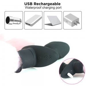 Amazon Bestseller Remote-Controlled Dog Tail Butt Plug e Vibrating Massager Toys