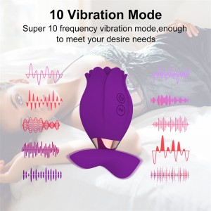 Rose Wave Massager – kogege intensiivset stimulatsiooni ja aistinguid [DL-ROSE-70]