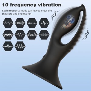 O exquisito vibrador anal oco: dobre o pracer, dobre a diversión [DL-MV-035]