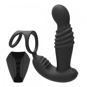Domlust Remote Control Thrusting Cock Ring Analni vibrator za prostatu [DL-MV-223]
