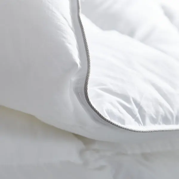 90/10 Duck Down Comforter, Ultra-Soft Organic Cotton Down Comforter- Collection Hotel- Meán Teas Gach Séasúr Ionsáigh Duvet Fluffy