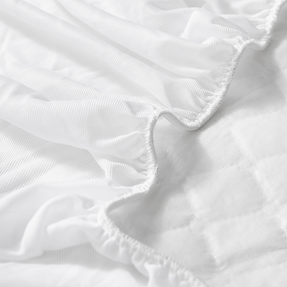 Ultrahangos foltvarrás, beépített matracpárna – elasztikus illeszkedő matracvédő – matrachuzat akár 16 hüvelyk mélységig nyúlik – gépben mosható fedőmatrac