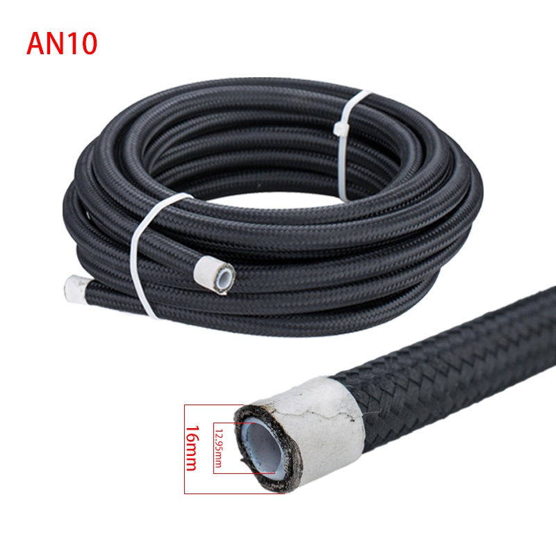 Professional China Stainless Steel Braided Hose - HaoFa Auto Car Full Flow AN10 Nylon Braided PTFE Fuel Line for Toyota, Honda, Ford, Nissan – HaoFa