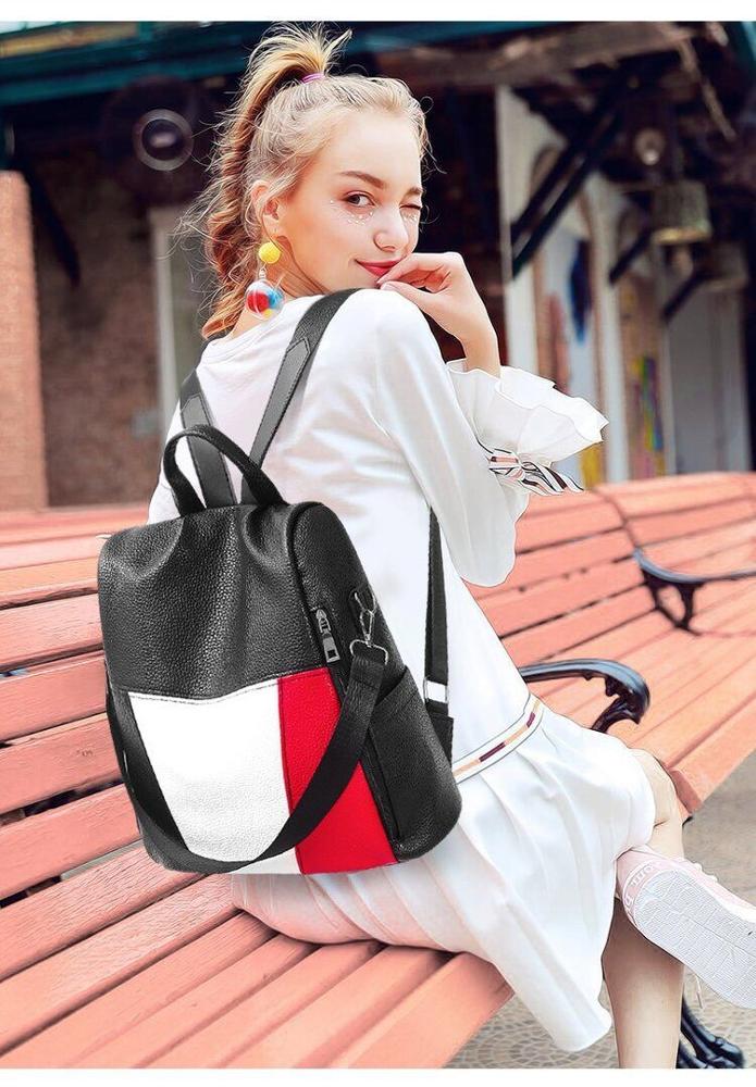 Wholesale custom waterproof fashion mini classic leisure cute women pu leather students backpack
