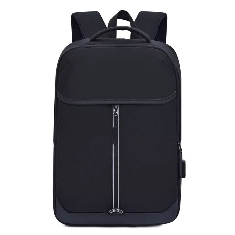 Custom Logo Bags Waterproof Backbag Antitheft Laptop usb Black Backpack