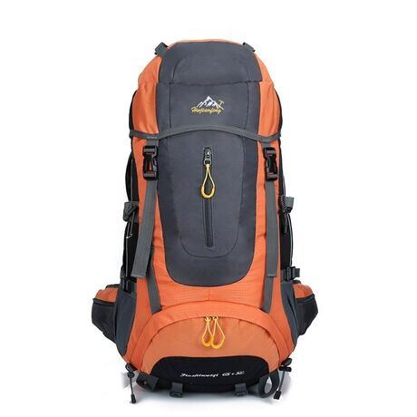 65L + 5L Mountain Backpack Shoulder Bag Kapaċità Kbira barra tixbit ikkampjar Hiking backpack