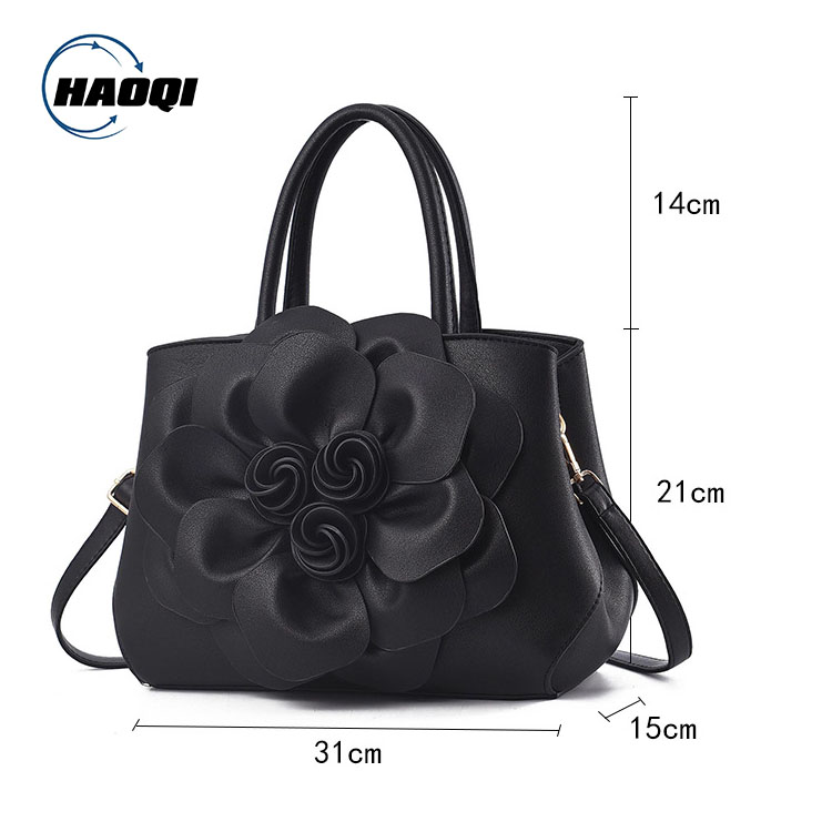 Intengo Ekhethekile Ye-China Rcs BSCI Hand Bag Manufacturer, RPET PU Leather Bag Designer Wholesale Shopping Lady Handbag with Pouch and Bow