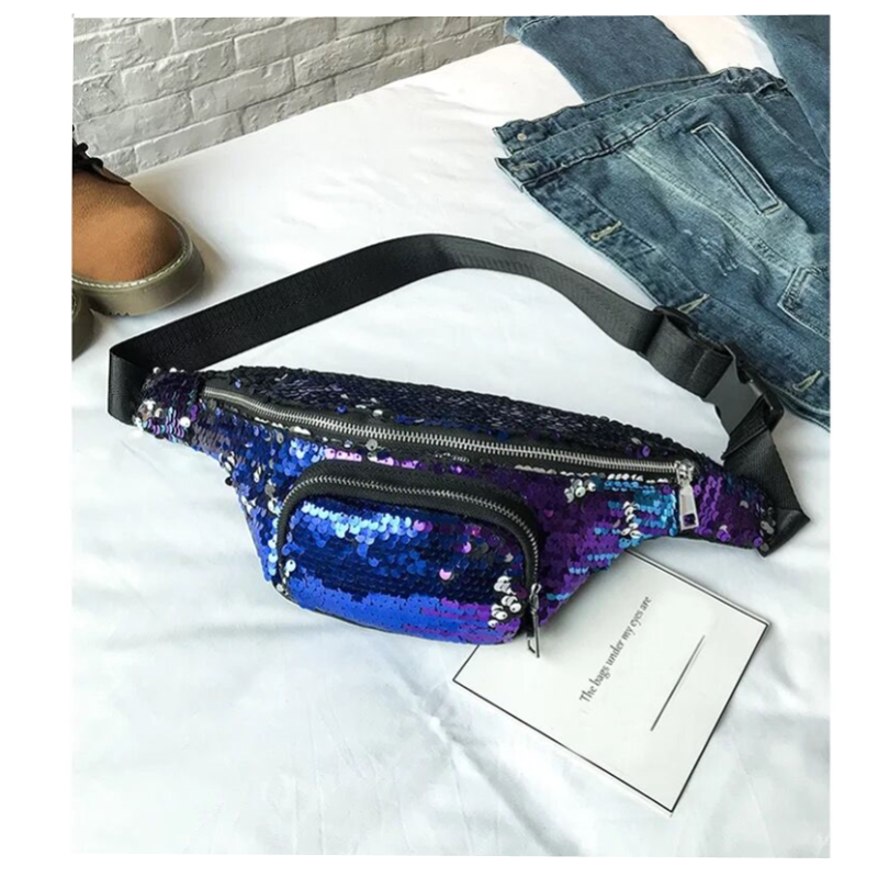 Sequin sparkly bling fanny waist pack bumbags
