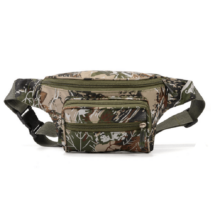 waterproof custom mens nylon tactical military portable travel running zipper belt bag pack / fanny pack / waist bag