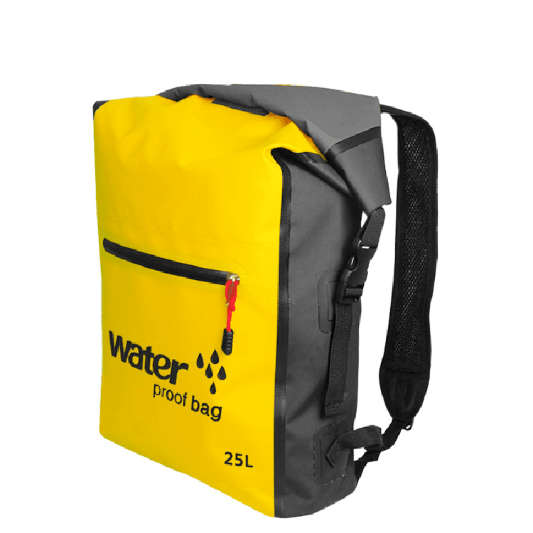 600D PVC Waterproof Dry Bag Bil-Logo tad-Dwana Il-Perfetta Borża Waterproof għall-istaġun kollu