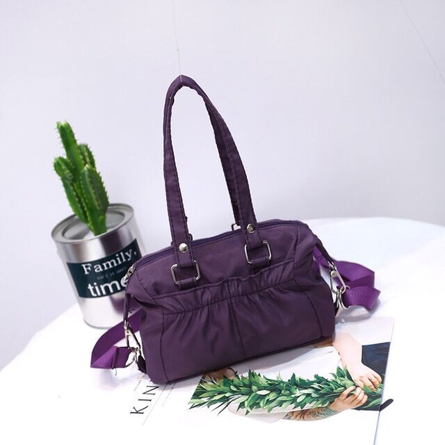 ថង់បញ្ជូនសារ nylon ធម្មតារបស់ស្ត្រី sling bag crossbody custom