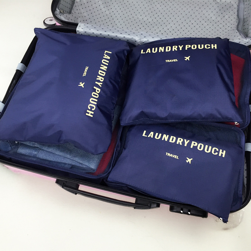 Оптовая продажа, простой домашний чистый цвет, пылезащитная сумка для багги, водонепроницаемая, 6 комплектов сумок