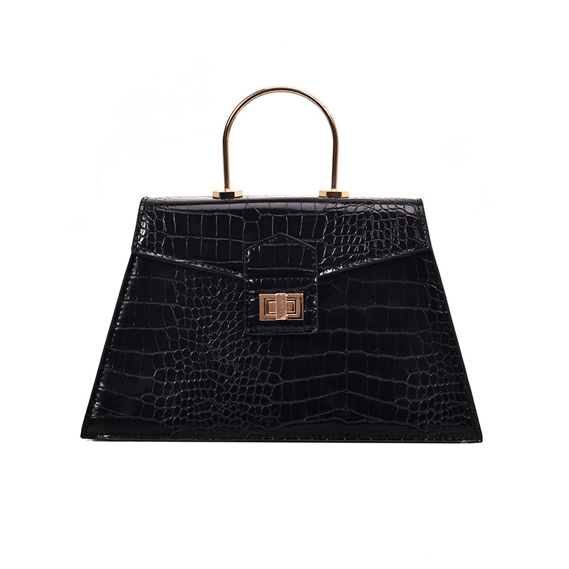 stylish vintage casual trapezoid ຖົງການຄ້າລາຄາຖືກ super fire bulk bag fashion Handbags