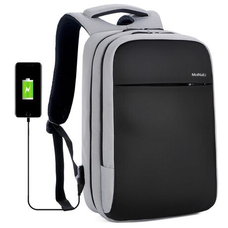 High Quality Polyester Waterproof Stylish Business Travel Laptop Backpack Featured Image
