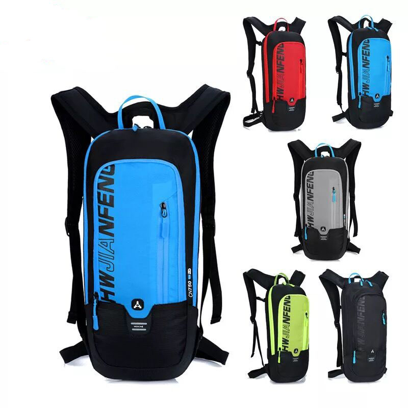 Wysokiej jakości stylowy plecak do biegania Lekki wodoodporny nylonowy plecak na wodę z pęcherzem wodnym