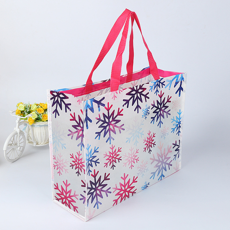 China factory custom promotion colorful printing non woven korean style environmental bulk shopping bag