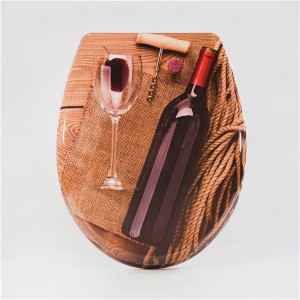 Duroplast Toilet Seat – Red Wine