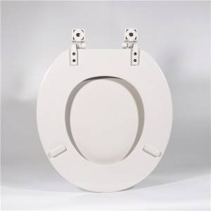 Vormitud puidust WC-pott – valget tüüpi (17 tolli)