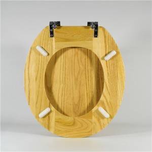 Scaun WC din lemn natural – Toona Wood