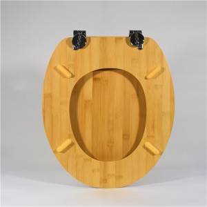 Natuurlike hout toiletstoeltjie – Bamboes 03