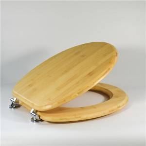 Sedile WC in legno naturale – Bambù 03