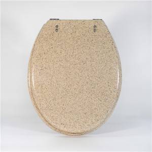 Polyresin Toilet Seat - Pure Sand